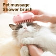 thumbnail image 7 of Cat Steam Brush, 3 in 1 Cat Steamy Brush, Silicone Massage Grooming Brush, Self cleaning Brush with USB Rechargeable, Pet Hair Cleaning Brush Comb for Cats Dogs (Pink Cat Paw), 7 of 7