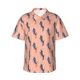 thumbnail image 2 of Picia Winter Skiing Adventure Gentle Cotton Regular Fit Short Sleeve Casual Hawaiian Shirt for Men-3X-Large, 2 of 8