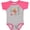 Heather and Hot Pink, variant on Inktastic Woodland Moose Spring Flowers Girls Baby Bodysuit