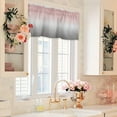 thumbnail image 4 of Valances Curtain Yellow and Grey Ombre Kitchen Curtain Valances Gradient Gradual Color Window Treatment Short Topper Curtains for Kitchen Bathroom Living Room 1 Panel 42x12 Inch, 4 of 6