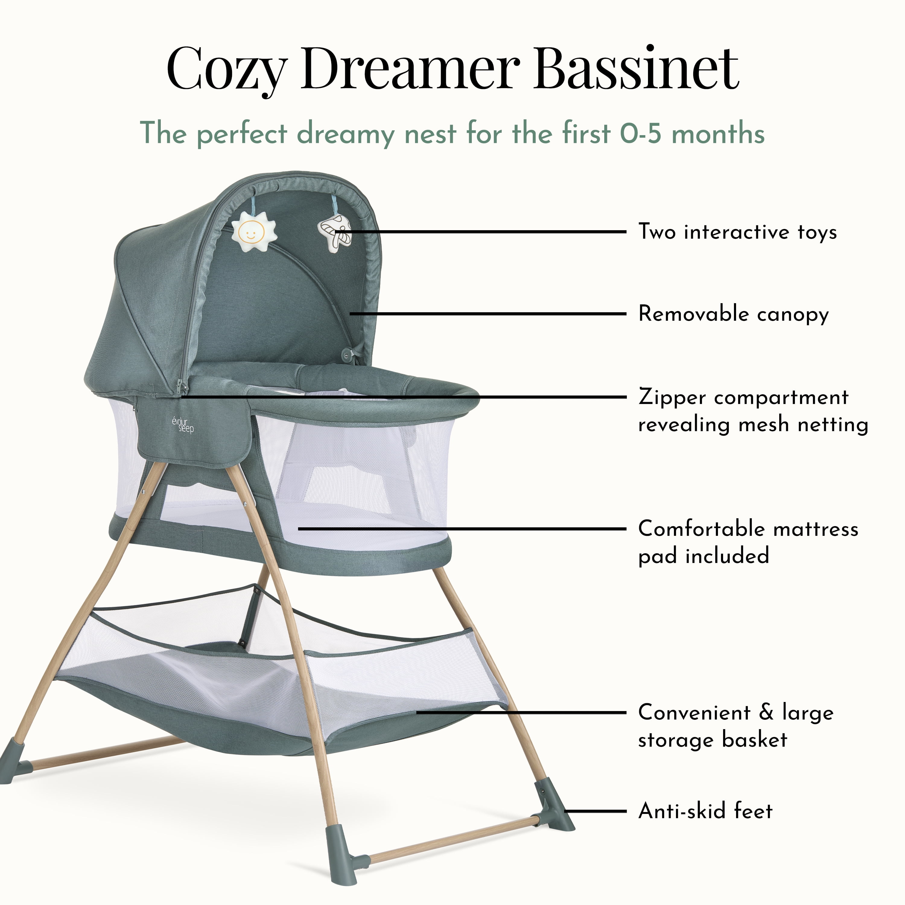 Evolur Cozy Dreamer, Green