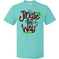 thumbnail image 3 of Inktastic Christmas Jingle All the Way with Music Notes and Holly T-Shirt, 3 of 5