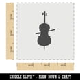 thumbnail image 2 of Cello Music Instrument Silhouette DIY Cookie Wall Craft Stencil - 3.5 Inch, 2 of 5
