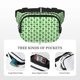 thumbnail image 5 of Disketp Broccoli 1 Riñonera de Doble Capa, Bolsa de Cintura Ajustable para Viajes, Correr y Senderismo, Riñonera Ligera para Hombre y Mujer, 5 of 9