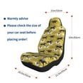 thumbnail image 5 of Salouo Horsemen In Horseraces Pattern Car Seat Covers,Universal Car Seat Protectors Easy to Install Car Cover Car Accessories Auto/rucks/Van/SUV-2 PCS, 5 of 9