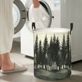 thumbnail image 5 of Hand Drawn Forest Laundry Hamper Small Storage Basket/Toy Organizer/Dirty Clothes Bucket, 5 of 5