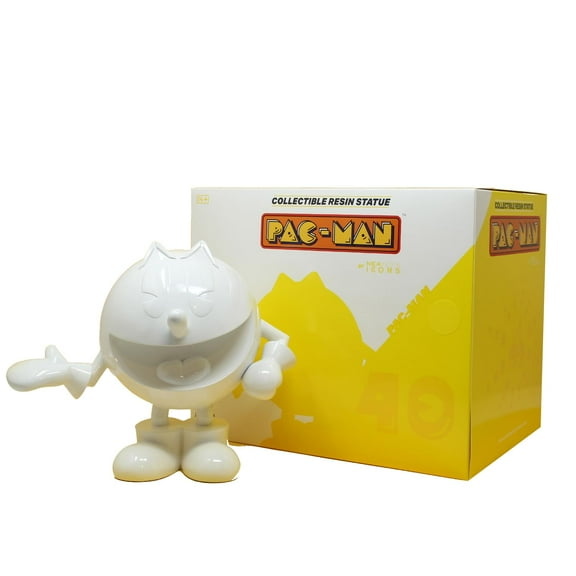 PAC-MAN Mini Icons 7.9-Inch Collectible Resin Statue | White