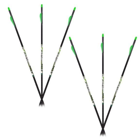 Carbon Express D-Stroyer PileDriver Arrows - .400 Fletched 6-Pack