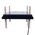 thumbnail image 4 of Brooder Heater for Chicks Poultry Coop Chicken Warmer with Dust Guard Adjustable Height Angle Brooder Plate for Keeping Chicks Warm Cozy Black US Plug 110V, 4 of 20