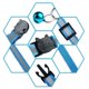 thumbnail image 1 of Pet Supplies Reflective Patch Collar Release Buckle Bell Tightness Adjustable Pet Collar, 1 of 5