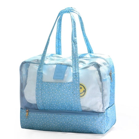 Large Capacity Women Sports Fitness Bags Handbag Shoulder Pouch Towels Swimming Bag Swimsuit Storage Bag Beach Bags Toiletry Organizer #5