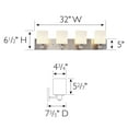 thumbnail image 3 of Design House Dane Traditional Dimmable Bath Vanity Light, 3 of 21
