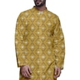 thumbnail image 4 of Atasi Kurta à Manches Longues Imprimé avec Ensemble de Pyjama pour Hommes Vêtements d'Été, 4 of 4