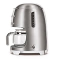 thumbnail image 3 of Cafetera de Goteo Smeg 10 Tazas Plata, 3 of 4