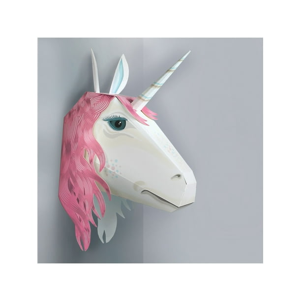 Clockwork Soldier Build A Magical Unicorn Head Diy Cardboard Trophy Wall Mounted Com - Unicorn Head Wall Mount Diy Clockwork Soldier Build A Magical Unicorn Head Diy Cardboard Trophy Wall Mounted Com - Unicorn Head Wall Mount Diy