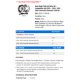 thumbnail image 2 of Rear Brake Pad and Rotor Kit - Compatible with 2001 - 2003, 2005 - 2006 Chevy Silverado 1500 HD 2002, 2 of 2