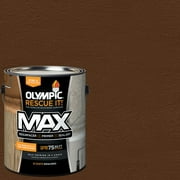Olympic Rescue It Solid Exterior Deck Resurfacer and Primer with Sealant Chestnut Brown, 1 Gallon