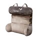 thumbnail image 3 of Almohada de respaldo Cojín de soporte de cintura con bolsillos Cojín de espalda Reposacabezas Cintura Gris oscuro, 3 of 9