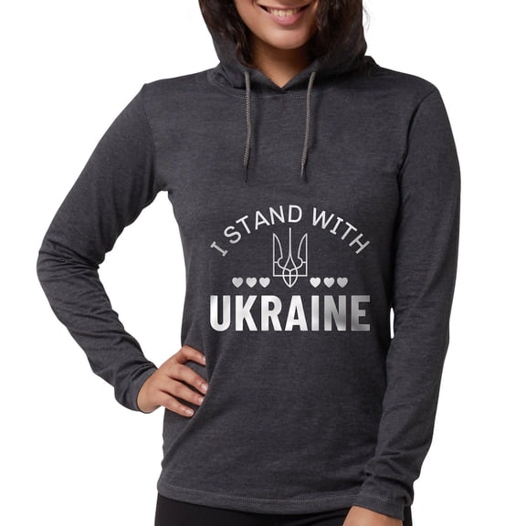 CafePress - I Stand With Ukraine - Womens Hooded Shirt