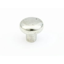 Schaub And Company 773-N Artifex Rustic 1-5/8" Mushroom Round Britannium Pewter Cabinet