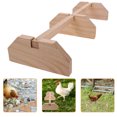 thumbnail image 3 of Percha de madera para pollos, gallos, percha de madera, barra para perchas de pájaros, percha de pie para gallinas, 3 of 7