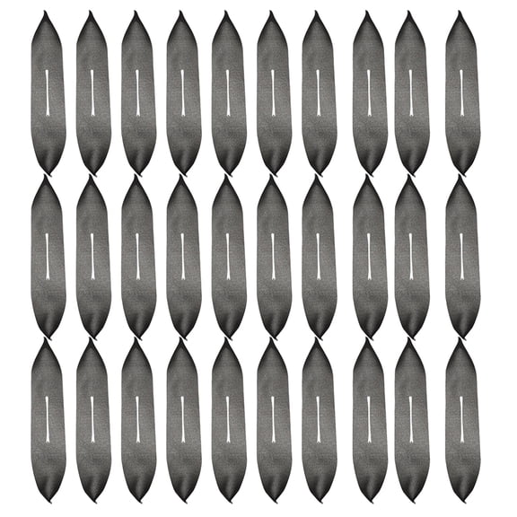 KAKOWELY 60 Pcs Poignées Antidérapantes pour Cintres en Mousse Éponge Antidérapante Protecteur de Portant à Vêtements, 14.96x"X2.76"X0.12 Pouces