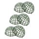 thumbnail image 4 of 3pcs planta artificial topiary bola jaula planta plástica marco de pelota de imitación estante de flores estante de flores para accesorios de patio trasero de jardín, 4 of 8