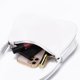 thumbnail image 2 of Mujer PU Bolso Axila Mariposa Cadena Color Mini Monedero () Blanco, 2 of 9