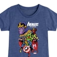 thumbnail image 3 of Marvel The Avengers - Vs Thanos - Toddler And Youth Girls Fitted Short Sleeve Graphic T-Shirt, 3 of 5