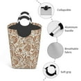 thumbnail image 4 of KLL Indian Paisley1 Laundry Hamper,Large Canvas Fabric Lightweight Storage Basket Toy Organizer Dirty Clothes Collapsible Waterproof, 4 of 6