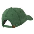 thumbnail image 4 of Irish Embroidered Washed Pigment Dyed Cap - Dark Green OSFM, 4 of 5