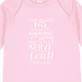 thumbnail image 4 of Inktastic We Will Serve The Lord Bible Verse Boys or Girls Long Sleeve Baby Bodysuit, 4 of 5
