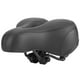 thumbnail image 1 of Cojín ergonómico para asiento de bicicleta de montaña con tira reflectante, color negro, 1 of 13