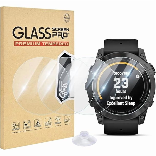 wonima02 4 Pack Compatible for Garmin Epix Pro Gen 2 42mm Screen Protector Glass, Full Coverage Clear 9H Tempered Protector for Epix Pro Gen 2 Watch Film with Anti-Scratch & Sensitive Touch
