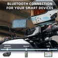 thumbnail image 2 of Wayxin T2 Motorcycle Helmet Bluetooth Headset with Auto-Answer, IPX6 Waterproof, 2-Person Full-Duplex Intercom (30m Range), 40mm Hi-Fi Speakers, DSP&CVC Noise Reduction, Type-C Fast Charging, Easy, 2 of 7