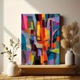 thumbnail image 6 of Abstract Geometric Oil Painting Canvas Print Wall Art for Living Room Bedroom Office Dining Room Hallway Apartment Decor, 6 of 8