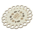 thumbnail image 3 of Kilisky Wooden Embroidery Floss Organizer Multipurpose Hollow Design Multi Holes Cross Stitch Floss Thread Holder for Sewing Floss Accessories LOVE Roses, 3 of 21