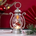 thumbnail image 4 of 2.4x6.8 in Vintage LED Christmas Lantern Glow, Younger Handheld Small Oil Lamps, Mini Oil Lamp Accent, Tabletop Holiday Decorations, Hanging Props, Seasonal Christmas Home Dcor, AKLJWH, E, 4 of 6
