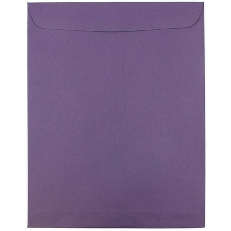 UPC: 0799418492810 | JAM 10 x 13 Catalog Envelopes Dark Purple 10/Pack