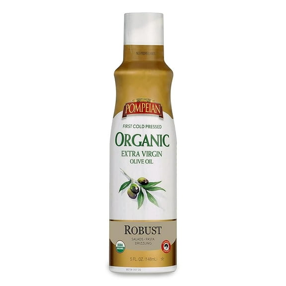 Pompeian USDA Organic Extra Virgin Olive Oil Non-Stick Cooking Spray, Full-BodiedNon-GMO, No Propellant, 5 FL. OZ., Single Bottle ( Pack of 2 )