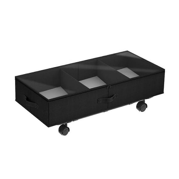 Under-Bed Locker Storage Box with Wheels Bed Bottom Storage Box Storage Box Rolling Storage Contain
