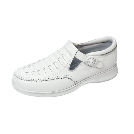 

24 HOUR COMFORT Laura Wide Width Professional Sleek Shoe WHITE 7