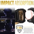 thumbnail image 5 of Franklin Sports MLB Batting Gloves - CFX Pro PRT Heavy Duty Protective Baseball + Softball Batting Gloves - Adult Padded Reinforced Leather - Adult Small - Black + Gold, 5 of 10