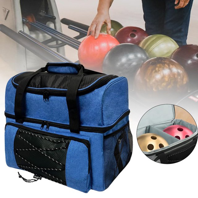 Bolsa de Bolos Colamx Multifunción Doble Azul