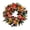 E1_15.75" Red, variant on SMKE Cheerful Yellow Summer Wreath - Tulips,Wheat,And Greenery For Farmhouse Wedding Decor,Yellow Tulip & Lemon Spring Wreath 17.7in - Artificial Flower Door Hanging for Front Porch Summer