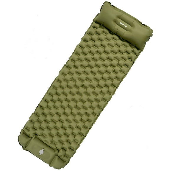 Colchón Inflable para Acampar Night Cat con Almohada