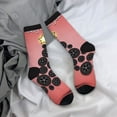 thumbnail image 5 of Bingfone Compression Socks for Women and Men Long Socks for Running Athletic Cycling Nurse- Happy New Year3, 5 of 6
