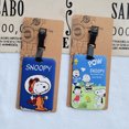 thumbnail image 5 of Llavero con tarjetero de Snoopy y Charlie Brown de Kawaii Peanuts, decoración para colgar en la pared, etiqueta de identificación para equipaje de envío para niñas, 5 of 5