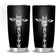 thumbnail image 2 of Taza de viaje con diseño de jirafa para mujer, con aislamiento térmico y tapa, 593 ml, 2 of 6