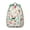 Greenish-blue-88, variant on Forest Deer Head Print School Backpack for Student Woodland Buck Lover Hunting Style Rustic Ethnic Nature Art Pattern Bookbag